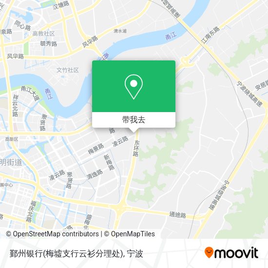 鄞州银行(梅墟支行云衫分理处)地图