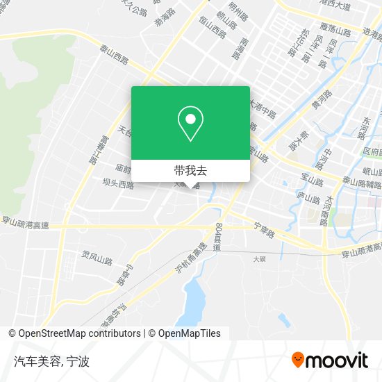 汽车美容地图