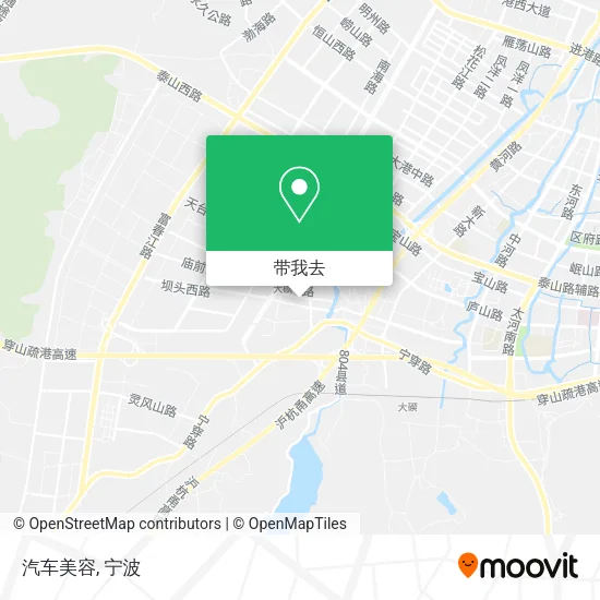 汽车美容地图