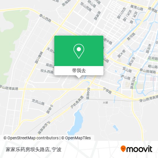 家家乐药房坝头路店地图