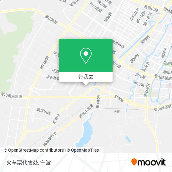 火车票代售处地图