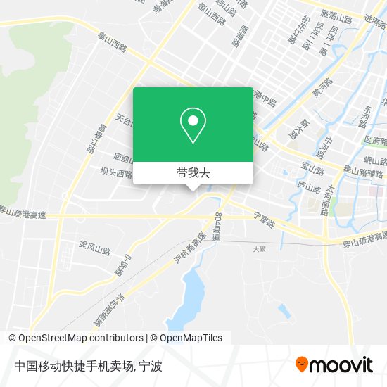 中国移动快捷手机卖场地图