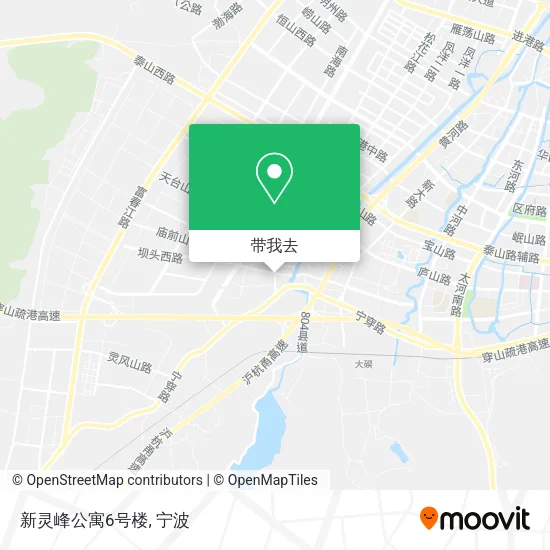 新灵峰公寓6号楼地图