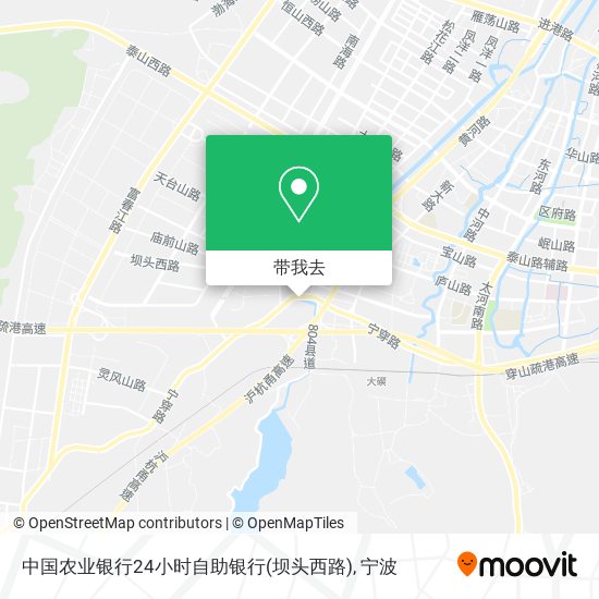 中国农业银行24小时自助银行(坝头西路)地图