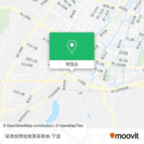 诺美纹绣化妆美容美体地图