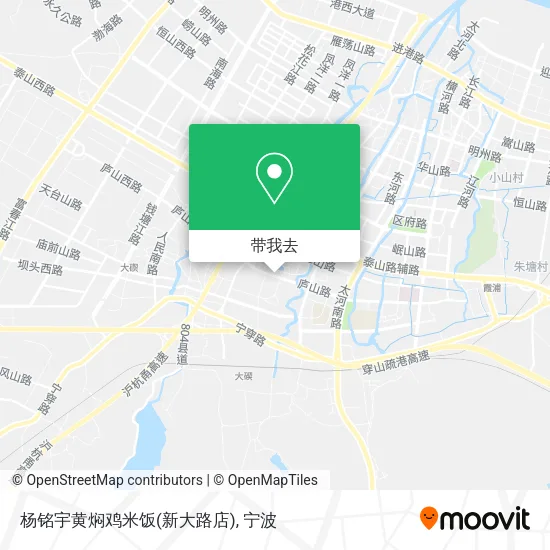 杨铭宇黄焖鸡米饭(新大路店)地图