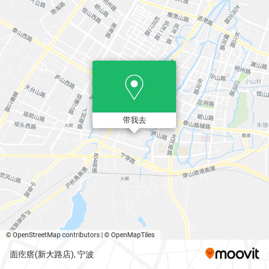 面疙瘩(新大路店)地图