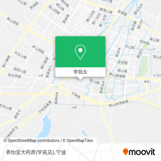 养怡堂大药房(学苑店)地图