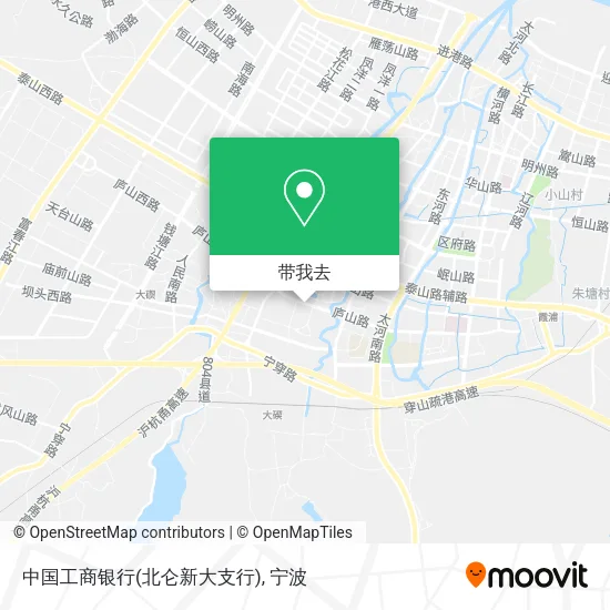 中国工商银行(北仑新大支行)地图