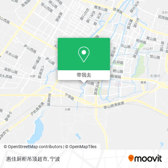 惠佳厨柜吊顶超市地图
