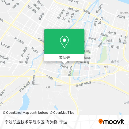 宁波职业技术学院东区-有为楼地图