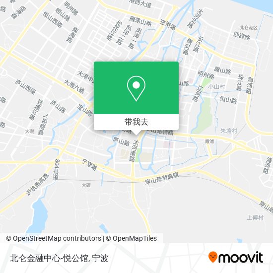 北仑金融中心-悦公馆地图