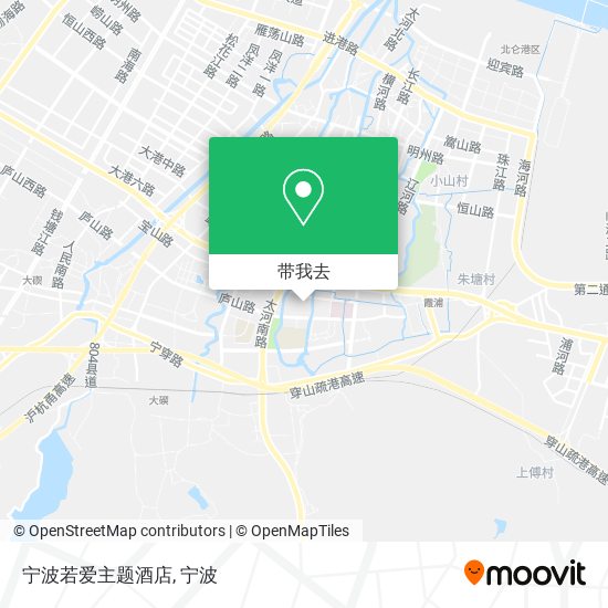 宁波若爱主题酒店地图