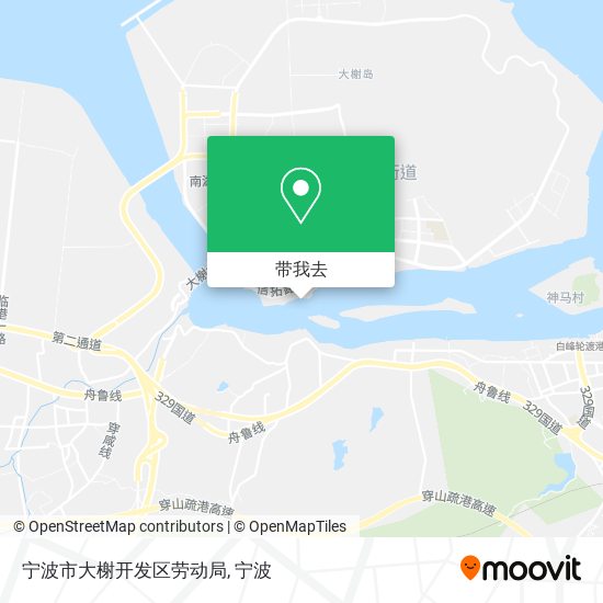 宁波市大榭开发区劳动局地图