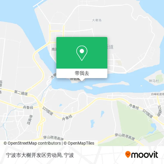 宁波市大榭开发区劳动局地图