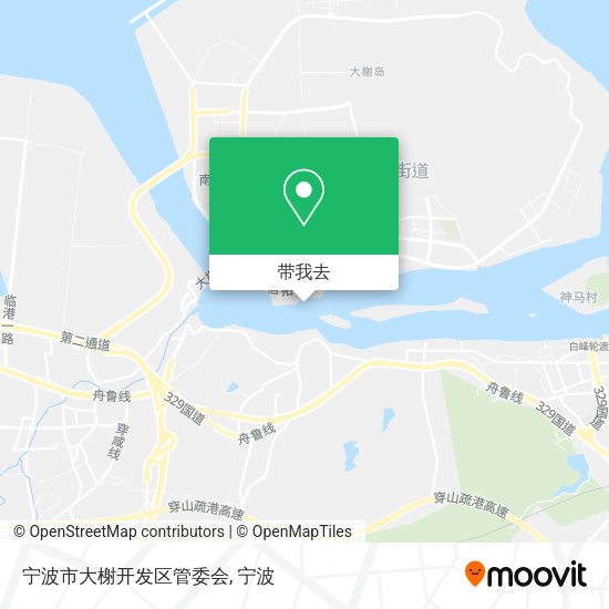 宁波市大榭开发区管委会地图