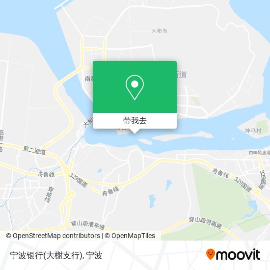 宁波银行(大榭支行)地图