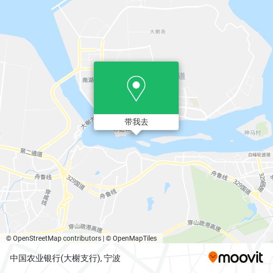 中国农业银行(大榭支行)地图