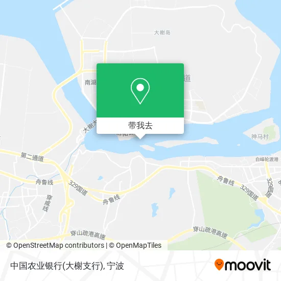 中国农业银行(大榭支行)地图