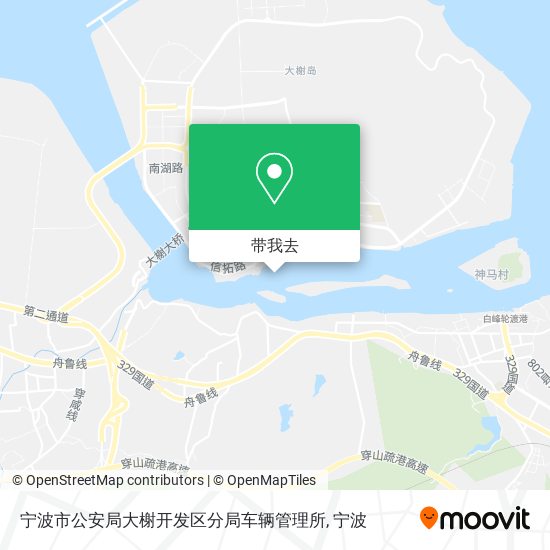 宁波市公安局大榭开发区分局车辆管理所地图