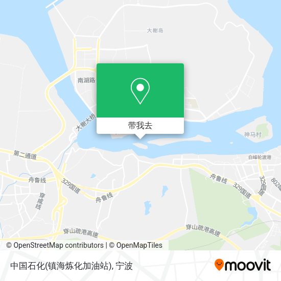 中国石化(镇海炼化加油站)地图
