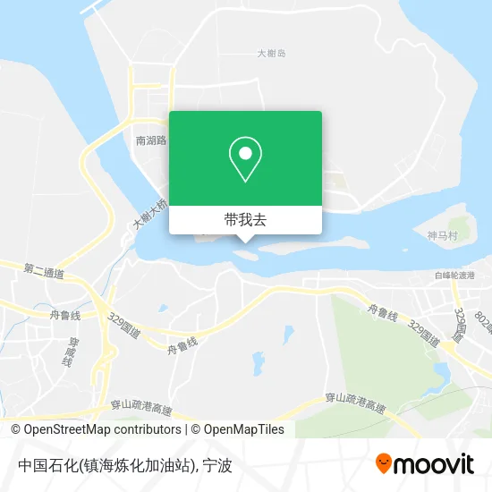 中国石化(镇海炼化加油站)地图