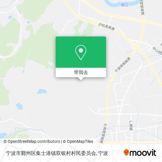 宁波市鄞州区集士港镇双银村村民委员会地图