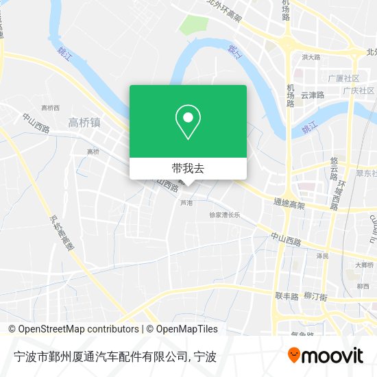 宁波市鄞州厦通汽车配件有限公司地图