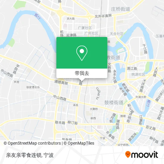 亲友亲零食连锁地图