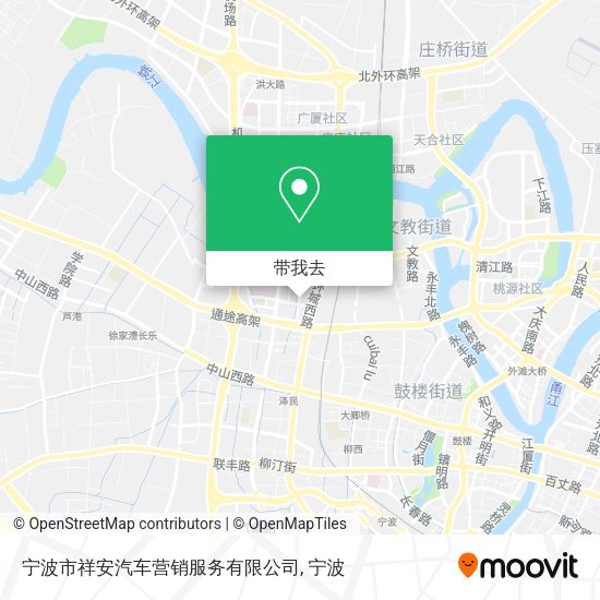 宁波市祥安汽车营销服务有限公司地图