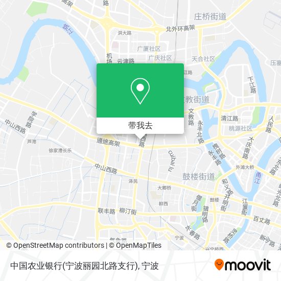 中国农业银行(宁波丽园北路支行)地图