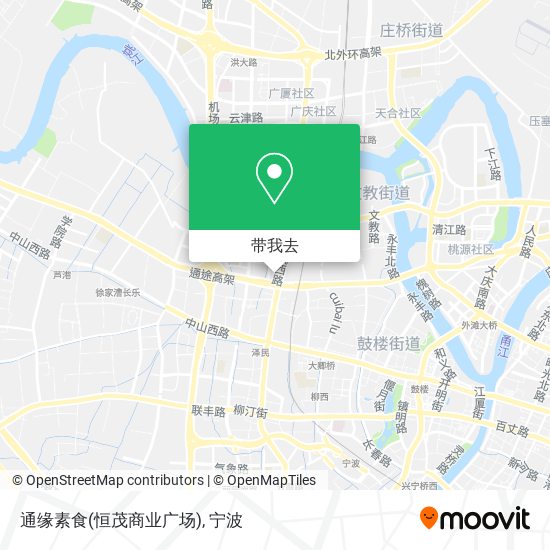 通缘素食(恒茂商业广场)地图