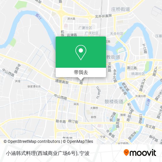 小涵韩式料理(西城商业广场6号)地图