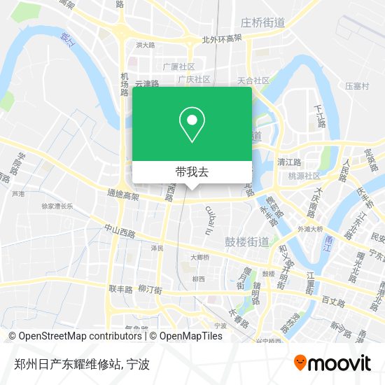 郑州日产东耀维修站地图