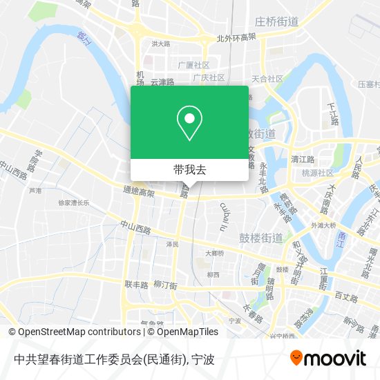 中共望春街道工作委员会(民通街)地图