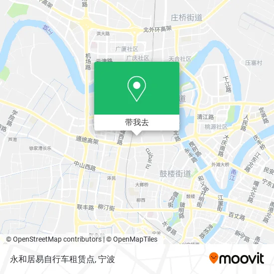永和居易自行车租赁点地图