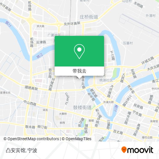 凸安宾馆地图
