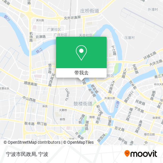 宁波市民政局地图