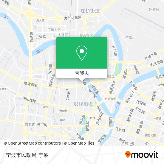 宁波市民政局地图