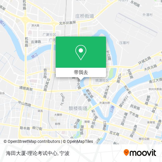 海田大厦-理论考试中心地图