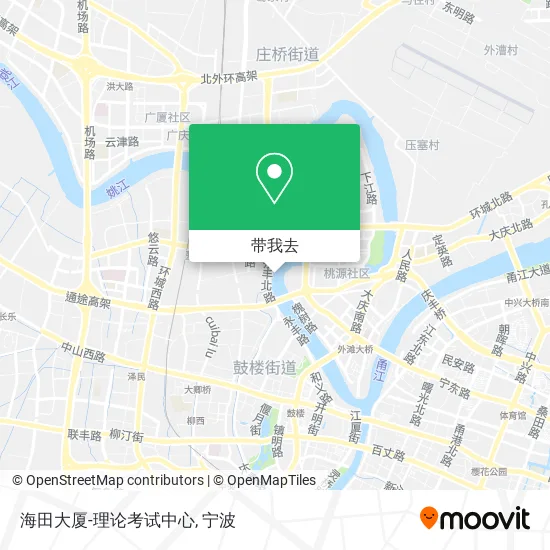 海田大厦-理论考试中心地图