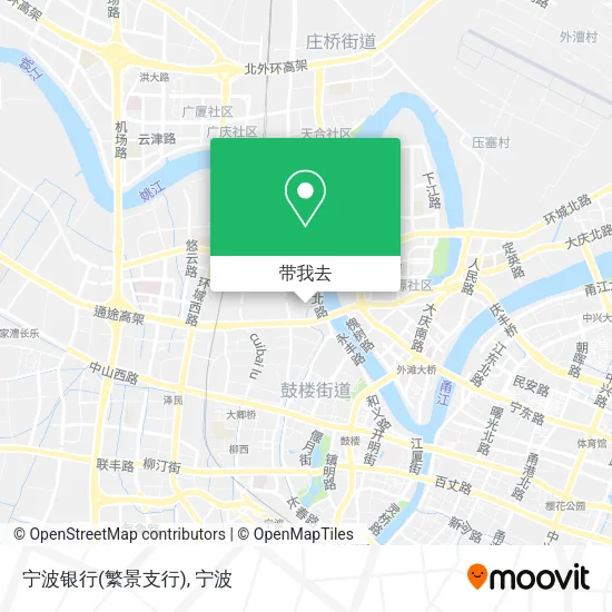 宁波银行(繁景支行)地图