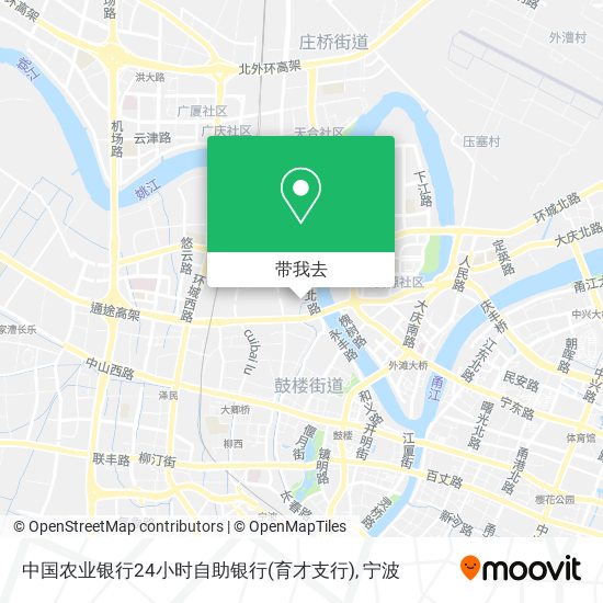 中国农业银行24小时自助银行(育才支行)地图