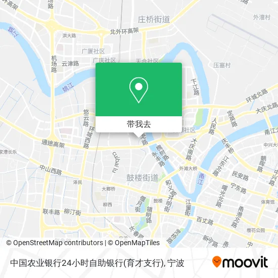 中国农业银行24小时自助银行(育才支行)地图