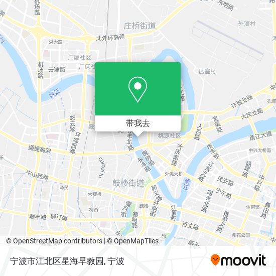 宁波市江北区星海早教园地图