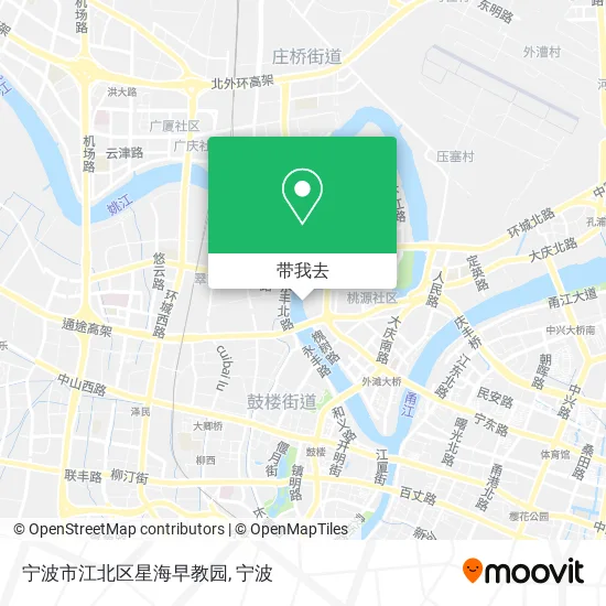 宁波市江北区星海早教园地图