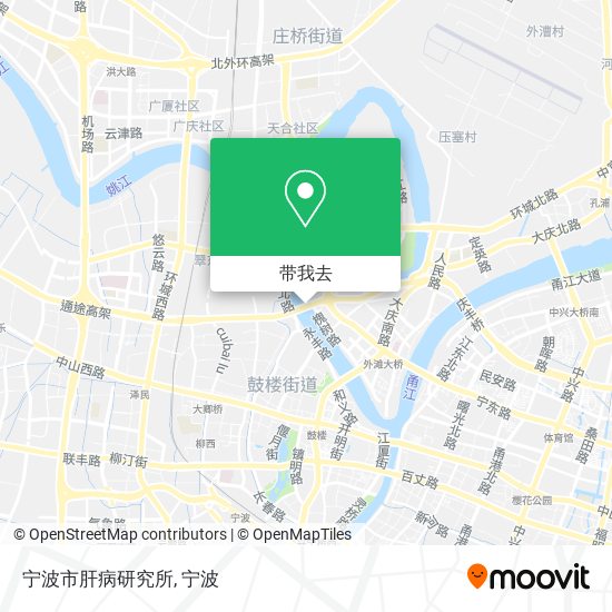 宁波市肝病研究所地图