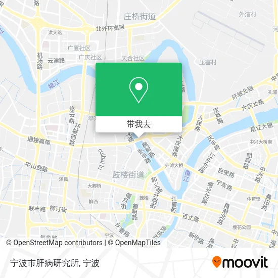宁波市肝病研究所地图