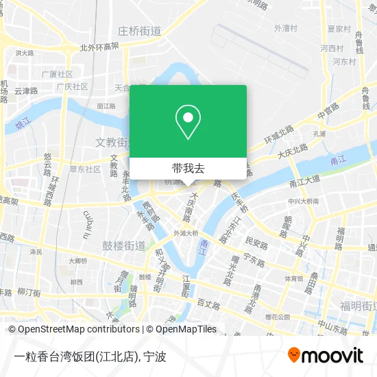 一粒香台湾饭团(江北店)地图