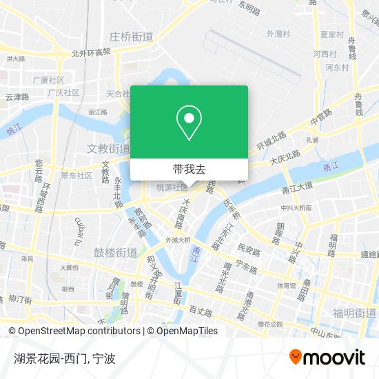 湖景花园-西门地图